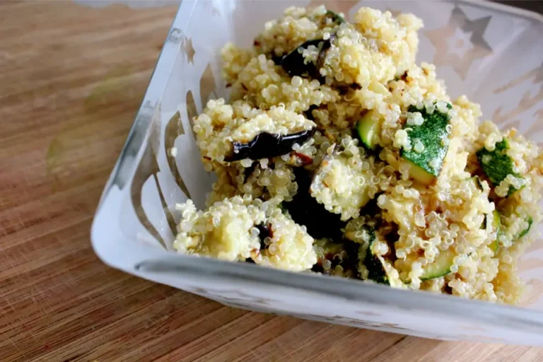 Grilled Eggplant and Quinoa Salad